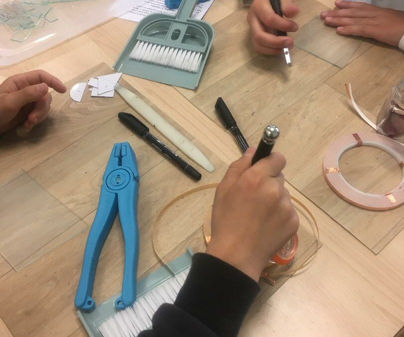 Un atelier vitrail pour tous les élèves de 6ème