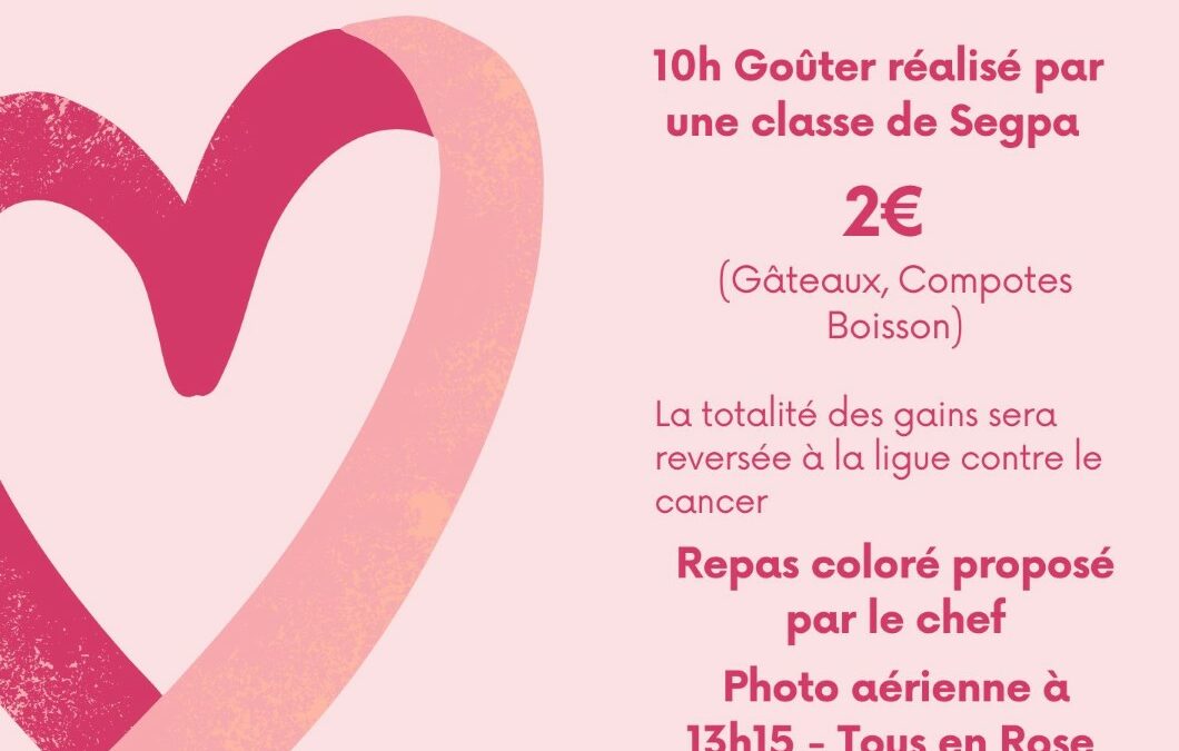 17 octobre – Journée Octobre rose